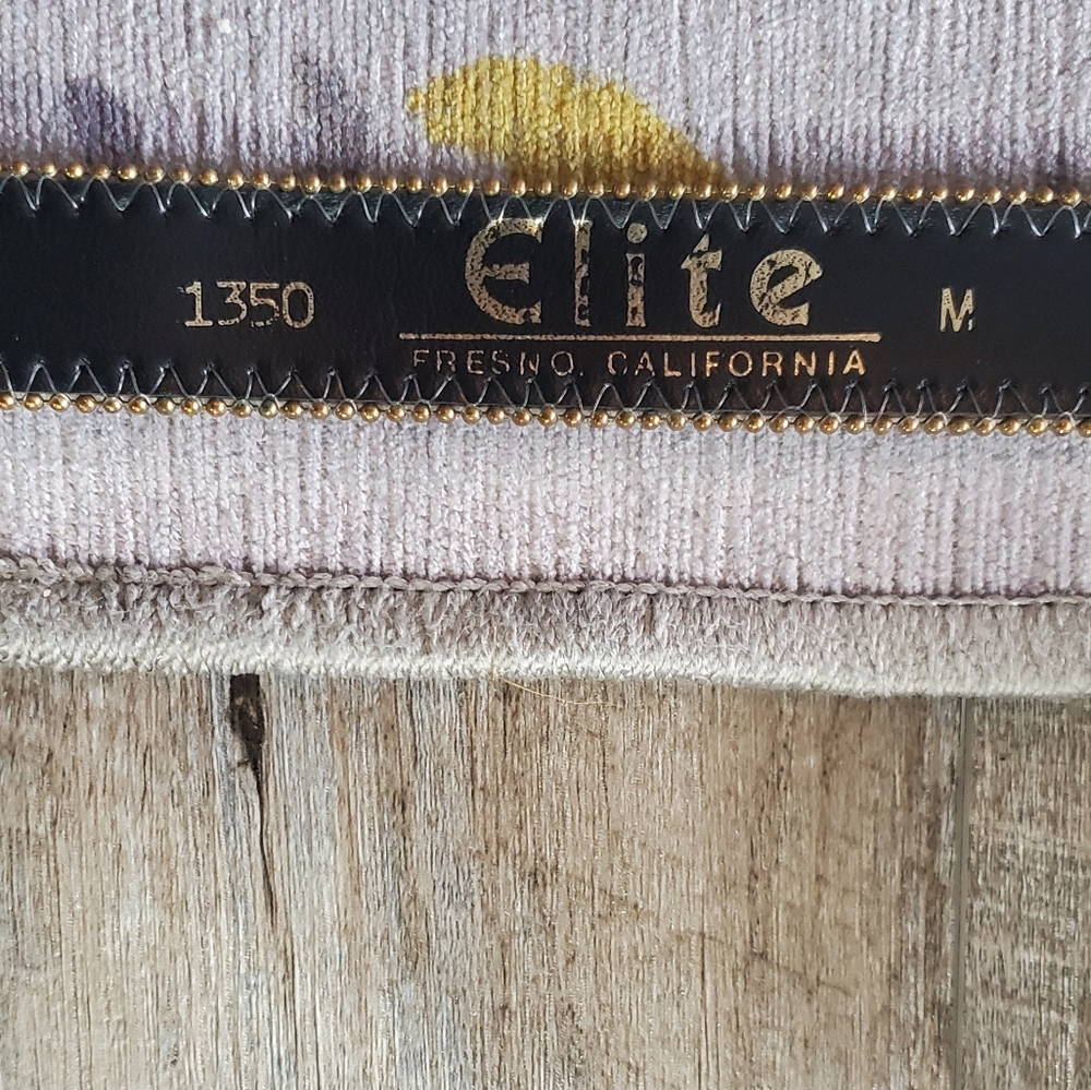 Elite Fresno California Leopard Print and Gold Women's Belt⚜️🤎⚜️Medium - Picture 8 of 8